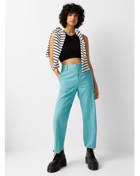 Dickies Cropped Twill Pant - Blue