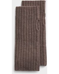 Simon's - Pure Wool Solid Wrist Warmers - Lyst
