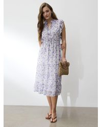 Icône - Sheer Chiffon Ruffled - Lyst