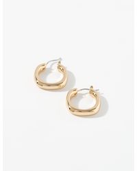 Simon's - Square Silhouette Earrings - Lyst