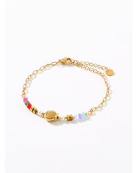 Simon's - Shell Bead Bracelet - Lyst