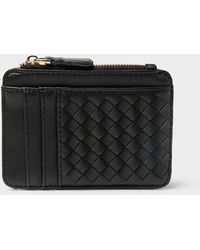 Simon's - Basketweave Card Holder - Lyst