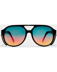 Le 31 - Sam Colourful Aviator Sunglasses - Lyst