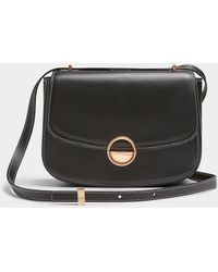 Vanessa Bruno - Romy Topstitched Leather Flap Bag - Lyst