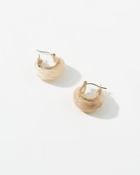 Simon's - Sheer Hue Hoops - Lyst