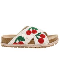 Dirty Laundry - Tacoma Cherry Crochet Sandals Women - Lyst