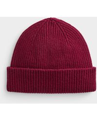 Robert Mackie - Pure Wool Solid Ribbed Tuque - Lyst