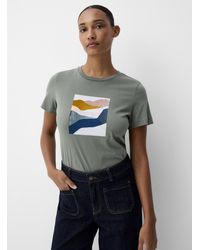 Contemporaine - Organic Cotton Printed T - Lyst