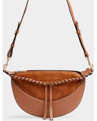 Vanessa Bruno - Lou Leather And Suede Belt Bag - Lyst