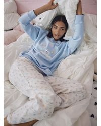 Miiyu - Cute Print Soft Flannel Lounge Pant - Lyst