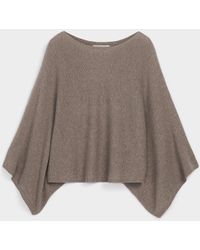 Contemporaine - Luxurious Wool And Cashmere Poncho - Lyst