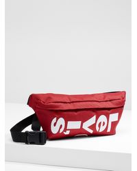 levis bum bag red