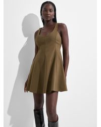 Icône - Topstitched And Structured Mini - Lyst