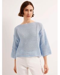 Contemporaine - Openwork Crochet Loose Sweater - Lyst