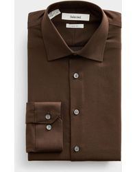 SELECTED - Solid Performance Shirt Slim Fit - Lyst