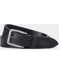 Jack & Jones - Textured Genuine Leather Belt - Lyst
