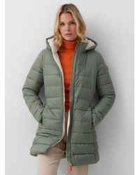 Save The Duck Cleo Sherpa Lining Puffer Jacket - Green