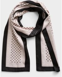Simon's - Geo Pattern Satiny Double - Lyst