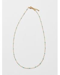 Tai - Thin Turquoise Bead Chain - Lyst