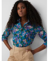 Contemporaine - Silky Blooming Shirt Made With Liberty Fabric - Lyst