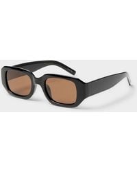 Simon's - Suzanne Polarized Rounded Rectangular Sunglasses - Lyst