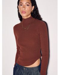 Icône - Ribbed Mock - Lyst
