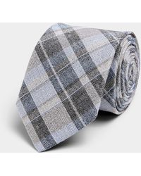 Olymp - Woven Check Tie - Lyst