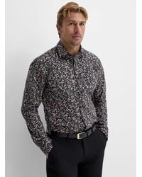 Le 31 - Pink Wildflowers Shirt Modern Fit - Lyst