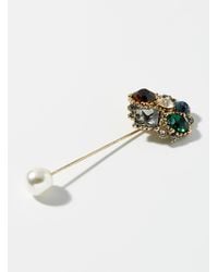 Le 31 - Colourful Crystal And Pearl Pin - Lyst