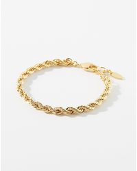 Simon's - Twisted Gold Bracelet - Lyst