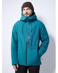 Oakley - Turquoise Canopy Insulated Coat Slim Fit - Lyst