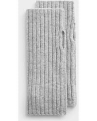 Simon's - Pure Wool Solid Wrist Warmers - Lyst