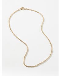 Hatton Labs - Gold Rope Chain Necklace - Lyst