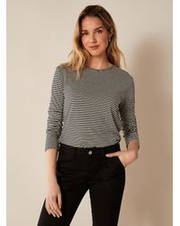 Part Two - Contrasting Stripe Linen T - Lyst