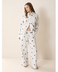 Miiyu - Soft Flannel Lounge Pant - Lyst