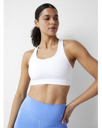 I.FIV5 - Mesh Racerback Sports Bra Medium To High Support - Lyst
