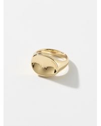 Simon's - Hammered Oval Ring - Lyst