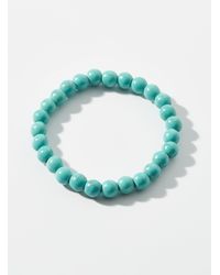 Simon's - Marbled Bead Bracelet - Lyst