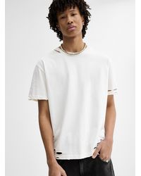 Djab - Distressed Solid T - Lyst