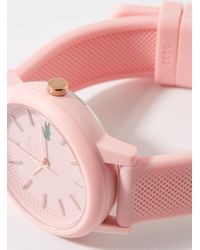 Lacoste Pink Silicone Watch