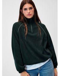 Twik - Raglan Zip Mock - Lyst