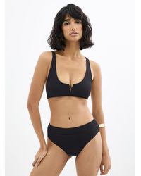 Simon's - Wavy Texture Cheeky Bottom - Lyst
