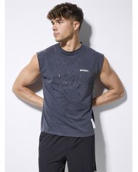 Satisfy - Mothtech Cotton Sleeveless Tee - Lyst