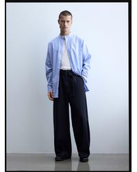 Le 31 - Structured Twill Belted Loose Pant Loose Fit Studio Capsule - Lyst