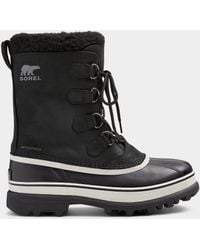 Sorel Wool Caribou Tm Winter Boots Men - Black