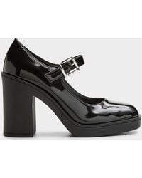 Steve Madden - Daphne Glossy Block Heel Mary Janes Women - Lyst
