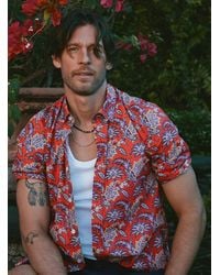 Le 31 - Floral Paisley Shirt Modern Fit Made With Liberty Fabric - Lyst
