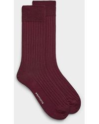 Le 31 - Stretch Ribbed Dress Socks - Lyst