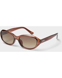 Otra - Elsa Narrow Oval Sunglasses - Lyst