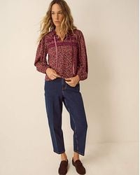 Monsoon - Sophie Floral Print Jersey Top - Lyst
